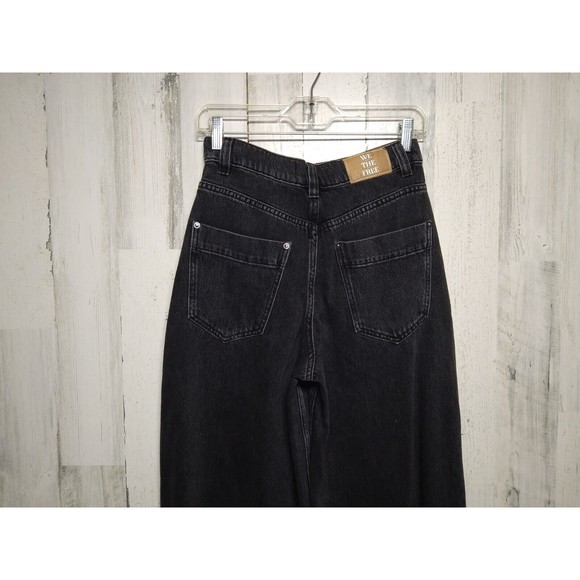 Free People We The Free Old West Slouchy Jeans Flare Wide Leg Baggy High Rise 26 - Picture 7 of 13